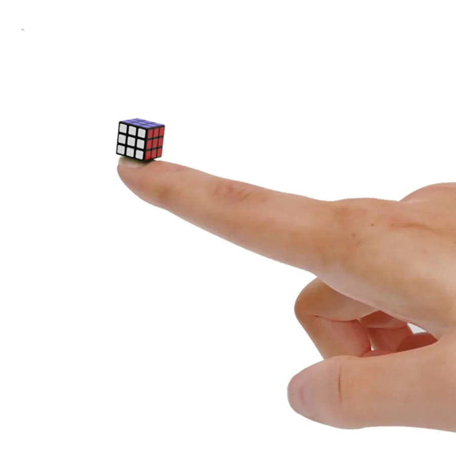 1 CM Mini cube 3x3x3 cube Miniature 3x3x3 cube de vitesse micro cube 3*3 cube du bout des doigts plus petit cube mignon 1 cm jouets éducatifs pour adultes