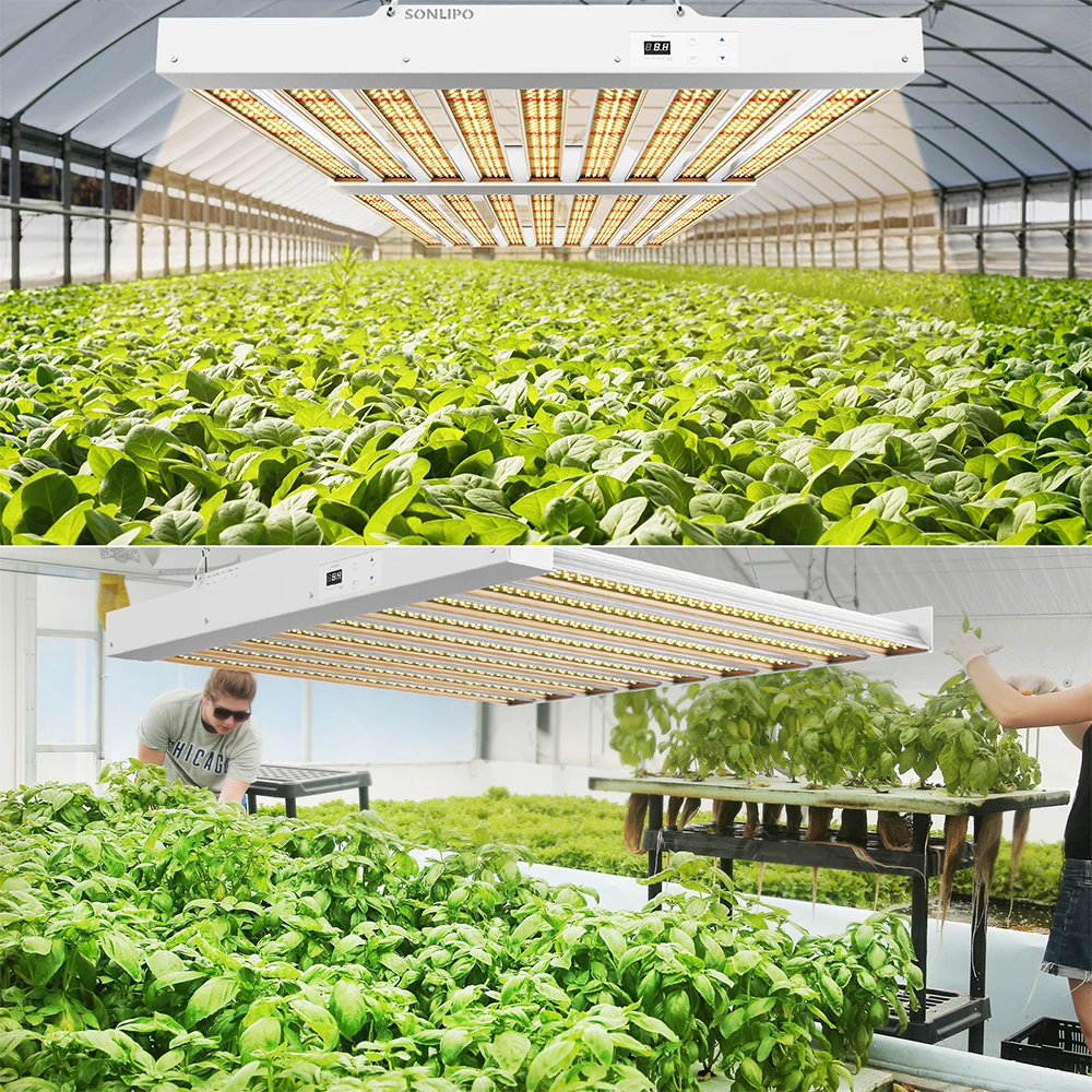 Luz LED de cultivo SPF4000PRO, 400W, espectro completo, atenuador de verduras y floración, temporizador, cobertura de 5x5 pies