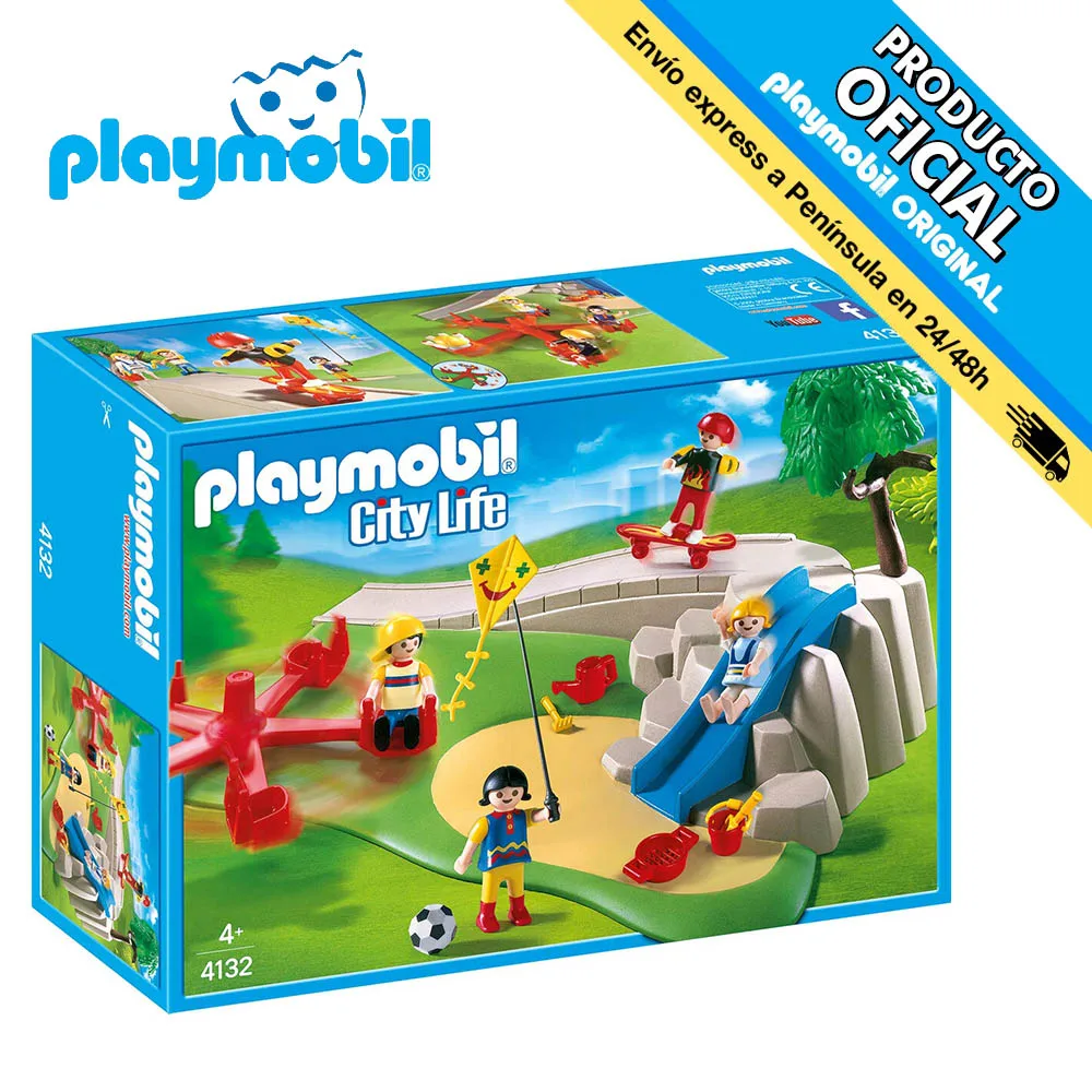 Playmobil 4132 Superset Playground, original, toys, boys, girls, gifts, collector, figures, dolls, store, with box, new, man, woman, official license, clicks, famobil