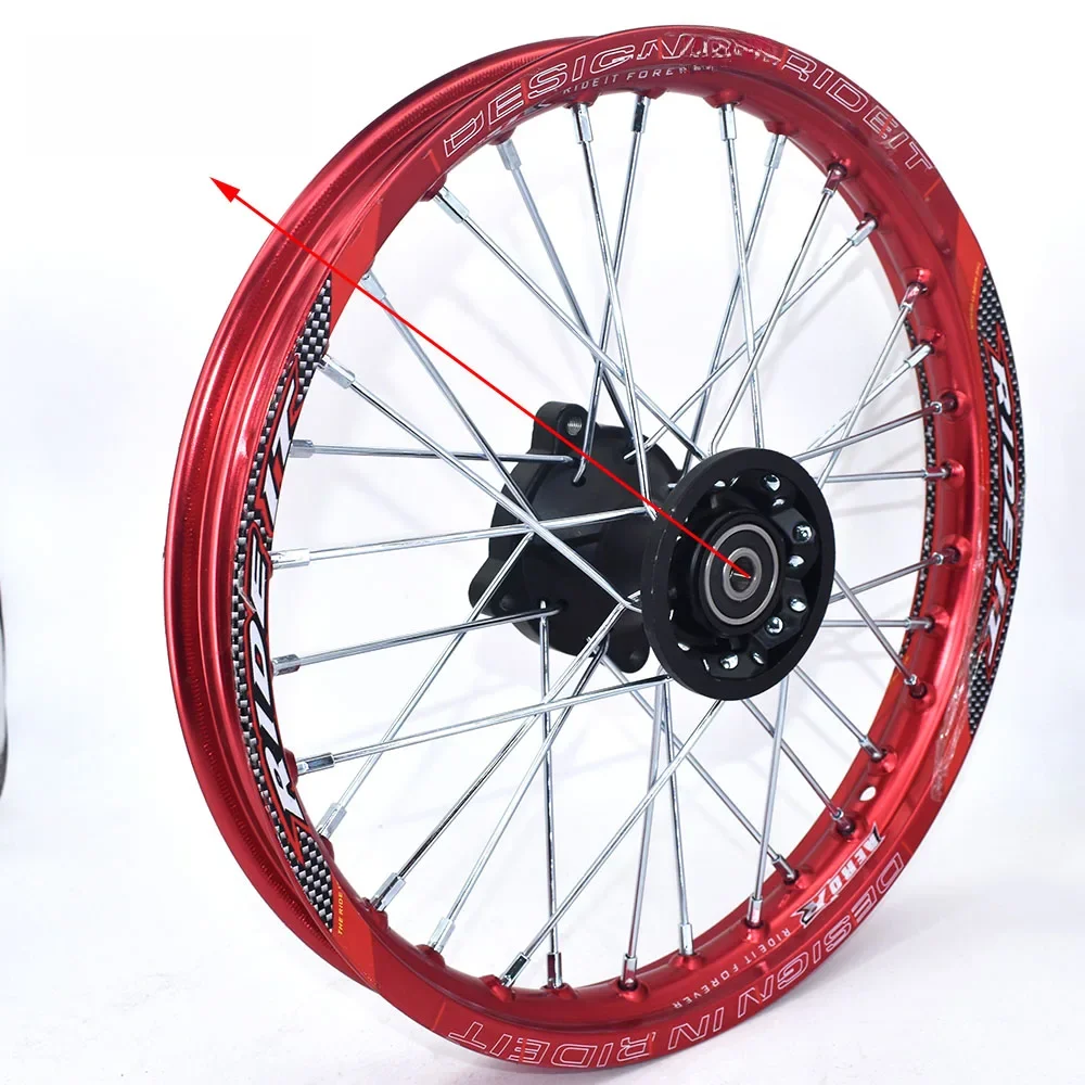 AliExpress Pit Pro Racing Blue Dirt Bike Pit Bike Racing Wheel 1.40 - 14" Inch Alloy Front Wheels Rim with 32 holes fit 60/100-14 tyre PIT PRO CRF