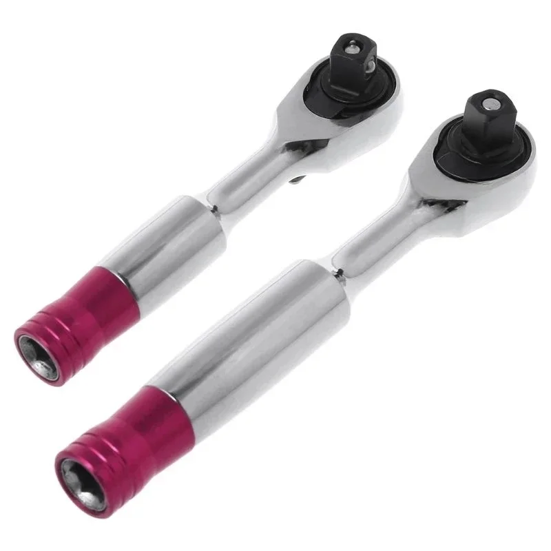 AliExpress Onnfang 1/4" Mini Torque Ratchet Wrench 85mm/100mm Socket Wrenches Repair Tool For Vehicle Bicycle Bike