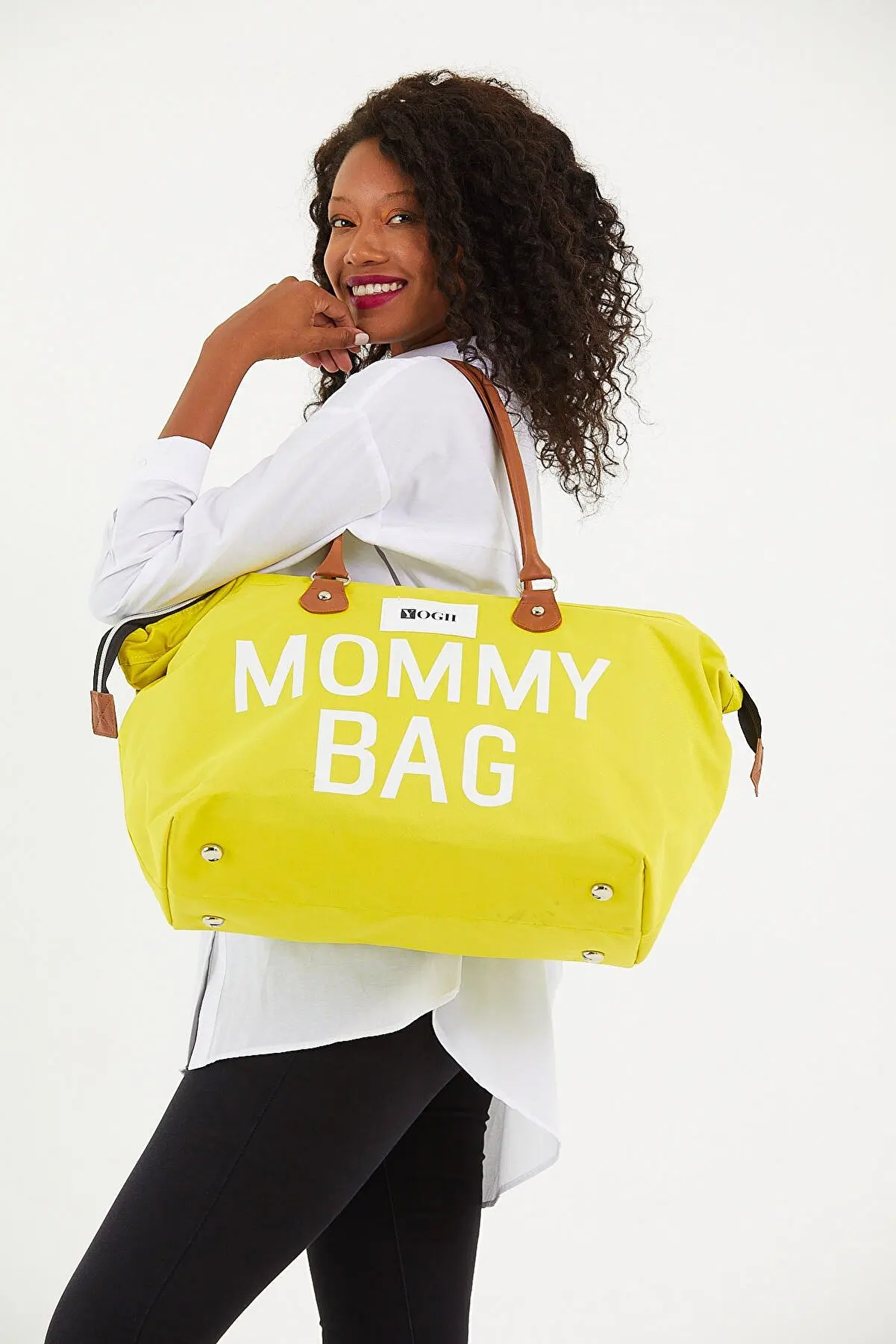 Borsa per mamma borsa per mamma gialla per la cura del bambino e borsa per bebè 2022 borsa per mamma Organizer per passeggino zaino da viaggio per