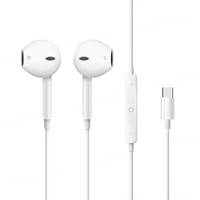 Original Wired Earphones For Apple iPhone 16 15 14 13 Pro In-Ear Earbuds for Lightning Type-C 3.5 mm Headsets For Samsung Xiaomi