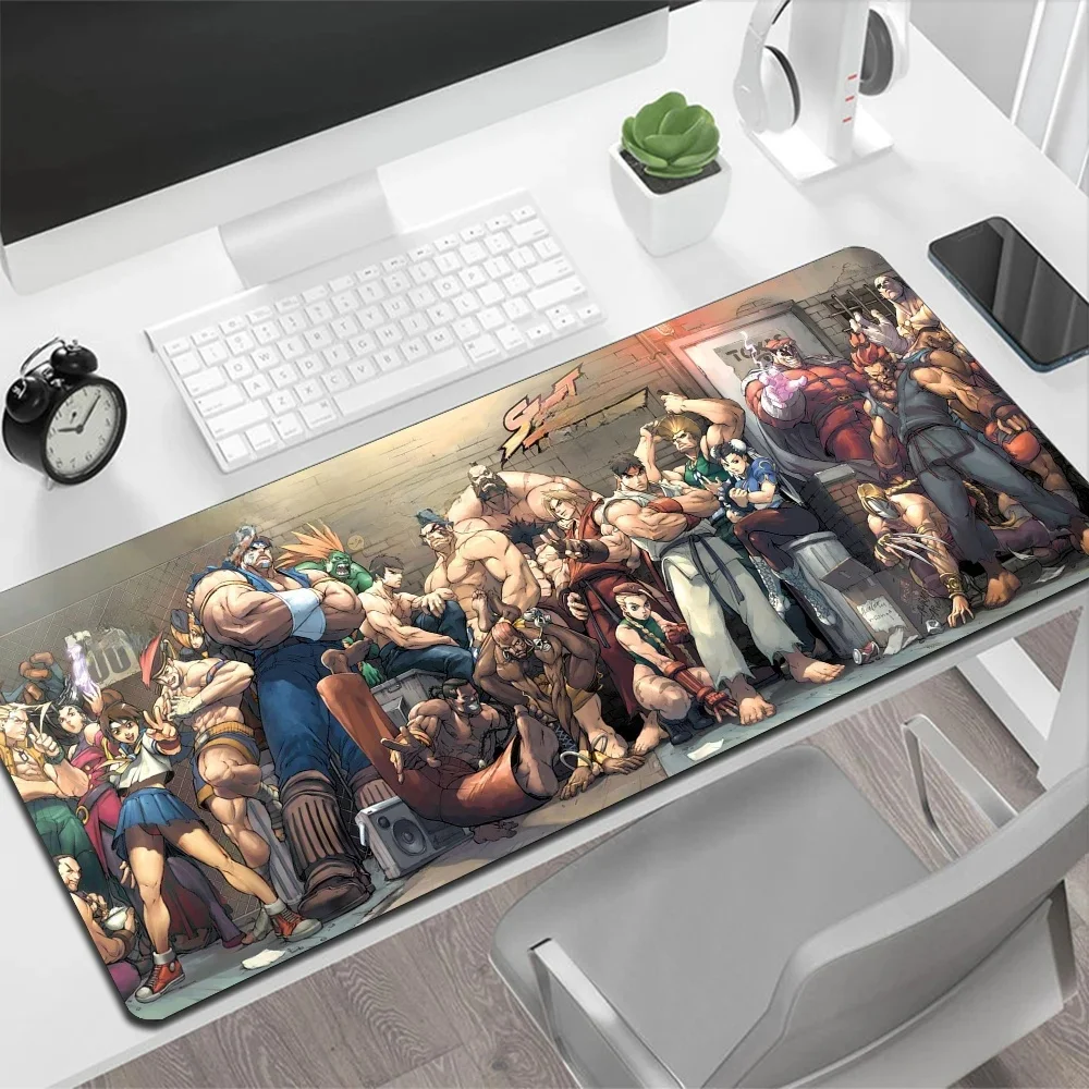 Street Fighter Duża podkładka pod mysz Podkładka pod mysz do gier PC Gamer Podkładka pod mysz do komputera Duża podkładka pod mysz XXL Dywan Klawiatura Podkładka na biurko Podkładka pod mysz — zdjęcie produktu 6