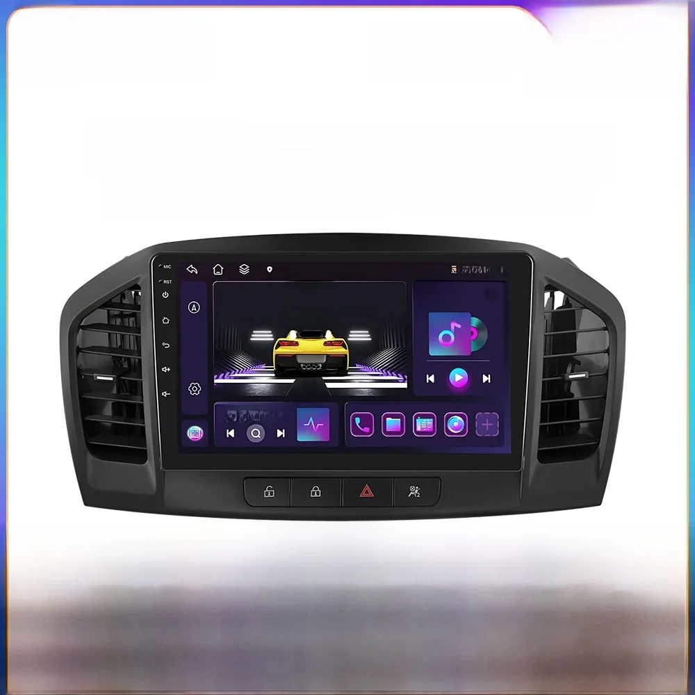 Podofo 6 + 128G Autoradio Voor Buick Regal 2009-2013/Opel Insignia 2008-2012 Draadloze CarPlay Android Auto Intelligente Systemen - afbeelding 2