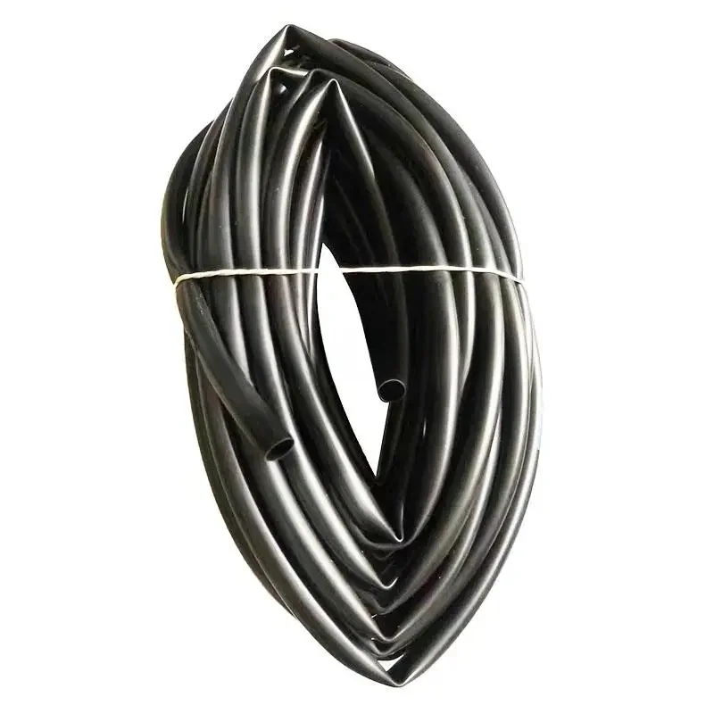 TUBE en PVC noir, gaine de câble Flexible en PVC, faisceau de câbles, métier à tisser automobile noir, tube en plastique
