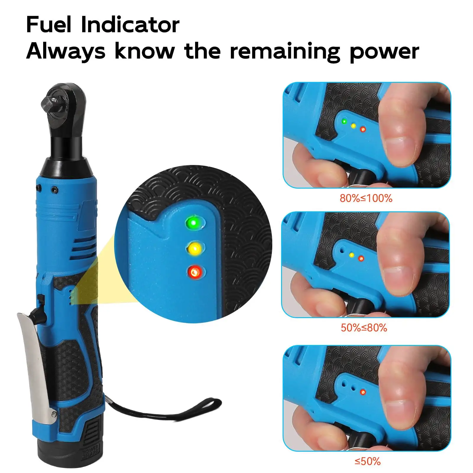 18V Cordless Electric Wrench 100Nm Right Angle Ratchet Wrenches Impact Rechargeable 3/8 Inch Car Repair Tool Set Angle Wrench