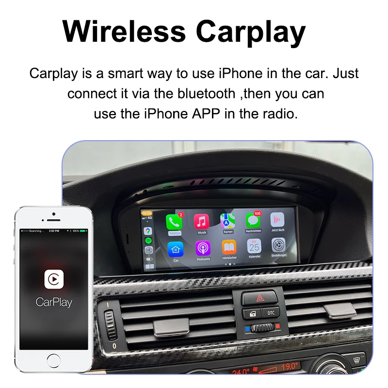 شاشة AUTOTOP CarPlay لسيارات BMW 1 2 3 4 Series F20 F21 F30 F31 F32 F33 F34 مشغل وسائط متعددة للسيارة Carplay اللاسلكي Android Auto #4