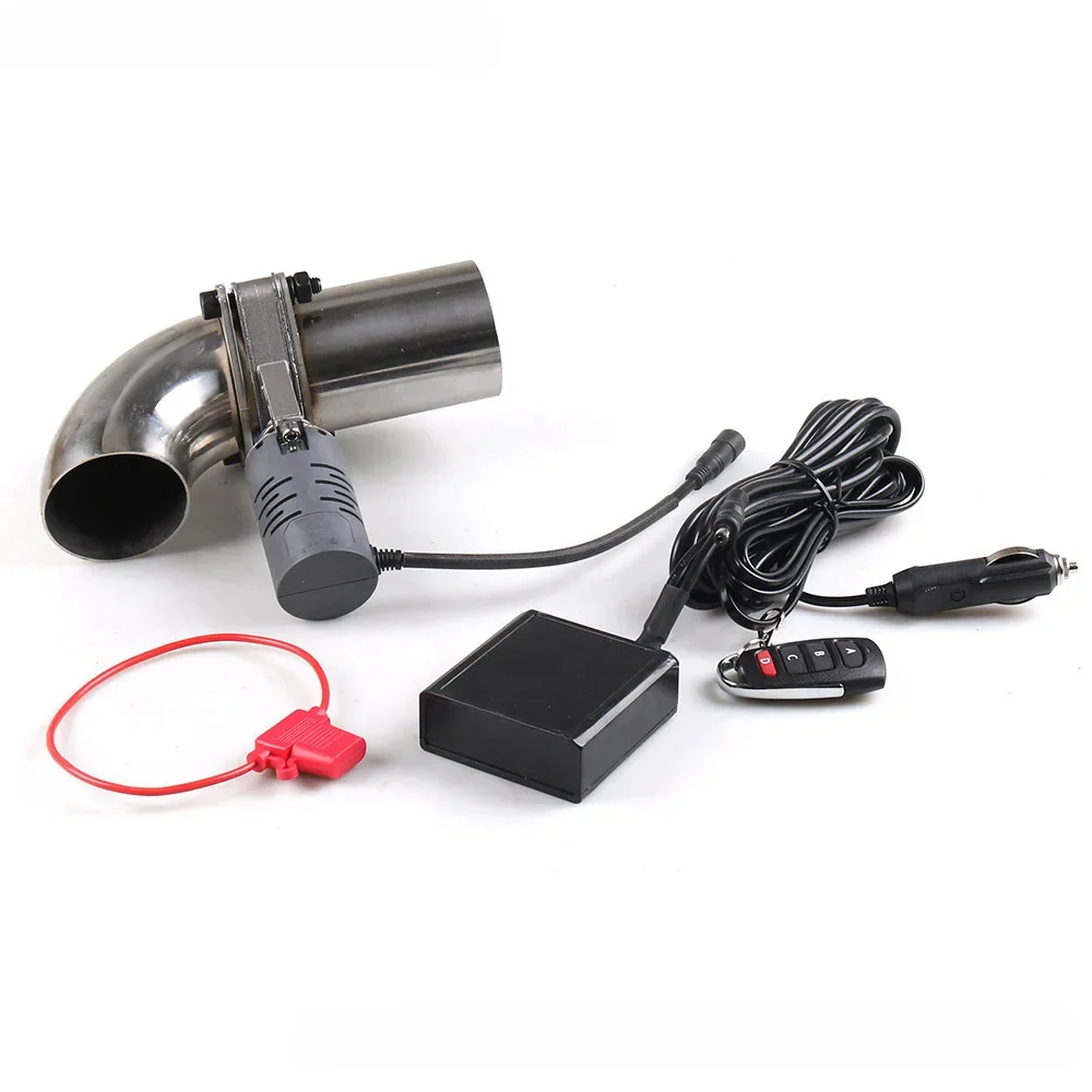 2/2.5/3 inch Uitlaatklep Uitsparing Kit Elektrische Uitlaat Uitsparing Pijp Klep Set Auto Draadloze Afstandsbediening klep - afbeelding 2