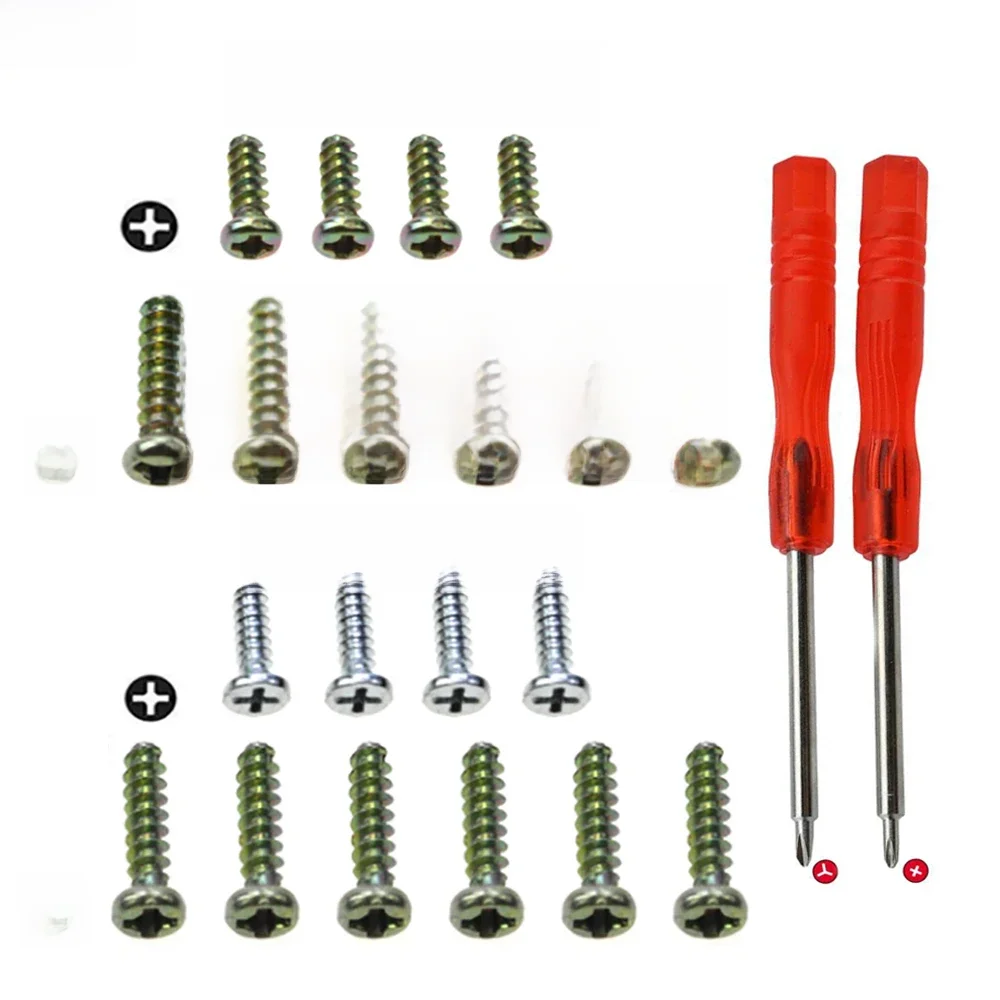 JCD 1 jeu (10 pièces) pour Gameboy Advance Color Y vis à trois ailes pour GB GBP GBA GBC coque de Console de jeu vis croisées