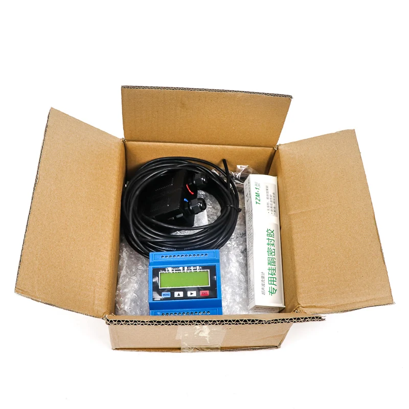 Non Contact Digital 4-20mA Modbus RS485 Modular Type Ultrasonic Flow Meter