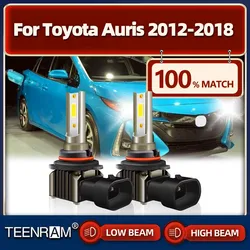 2Pcs HIR2 LED Headlight Canbus 9012 Car Lights Bulbs 6000K White Auto Lamps For Toyota Auris 2012 2013 2014 2015 2016 2017 2018
