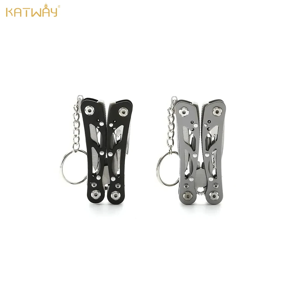 

KATWAY Multi-purpose Outdoor Mini Folding Tool Pliers Set, Combination Pliers, Repair, Durable Carbon Steel Material HH-AA102