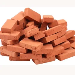 150/200 Pieces Mini Bricks For Landscaping Miniature Bricks Brick Wall Small Bricks For Dollhouse Garden Parts,1/35 Scale