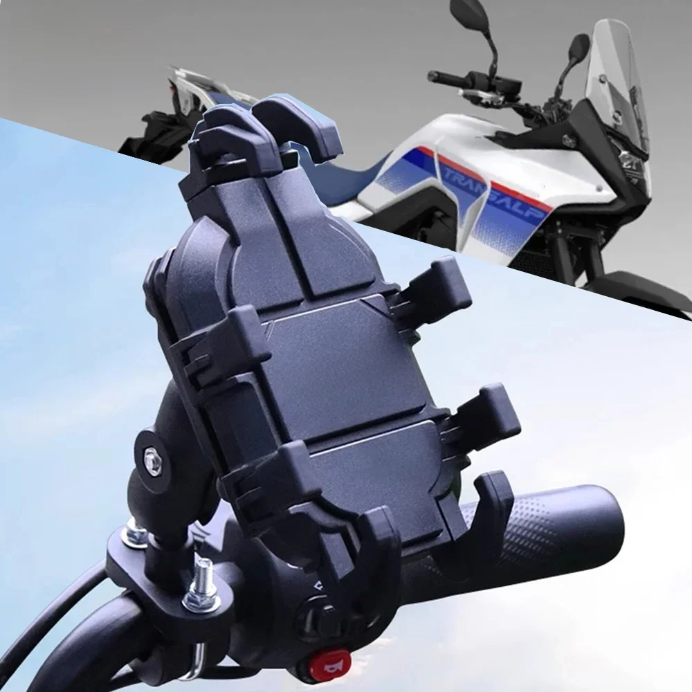 Support de téléphone portable avec amortisseur GPS, accessoire de Moto pour HONDA XL750 XL 750 TRANSALP XLV 600 650 700