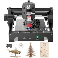 5.5W Laser Engraver ACMER S1 Blue Laser Engraving Machine 36W Powerful for Wood CNC Cutting Machine Acrylic Wood Lightburn GRBL