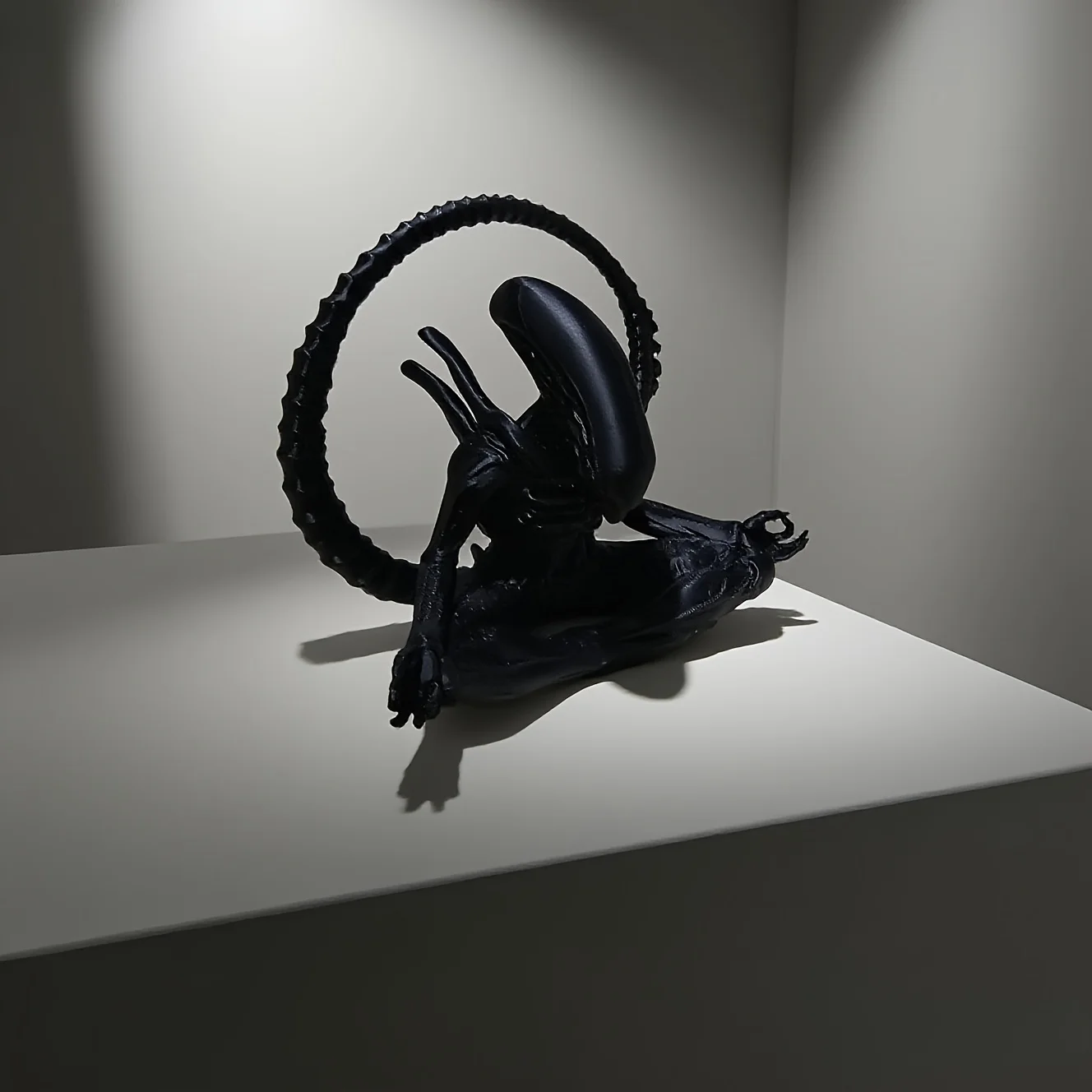 1 Piece Collectible Figure, 1 Meditation Alien Model |   Creative Design of Unique Decorative Ornaments |   Create a Unique Atmosphere Space |   Collectible and Gift-Worthy Items
