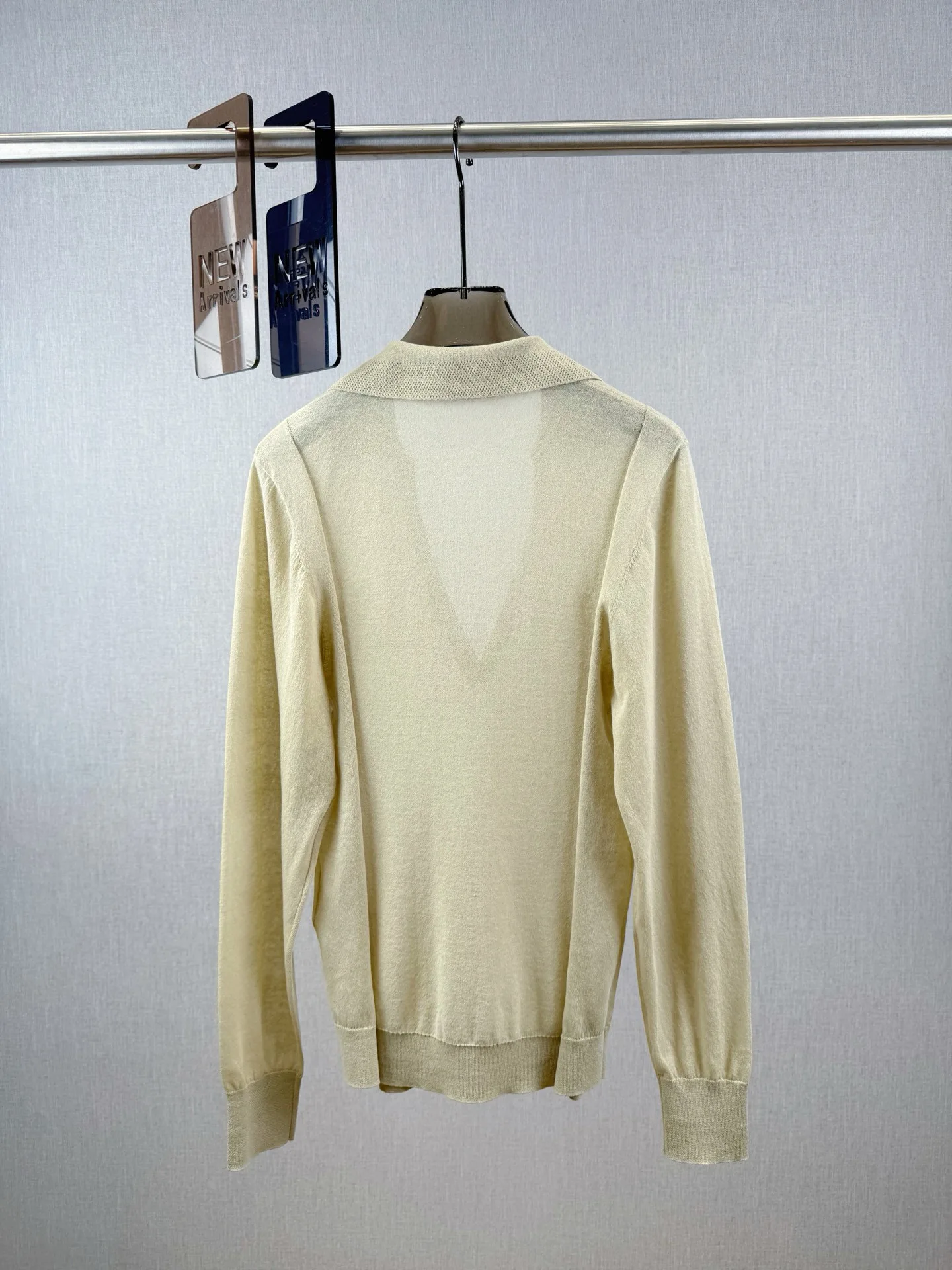 Summer elegant women's solid color jersey lapel cotton blouse