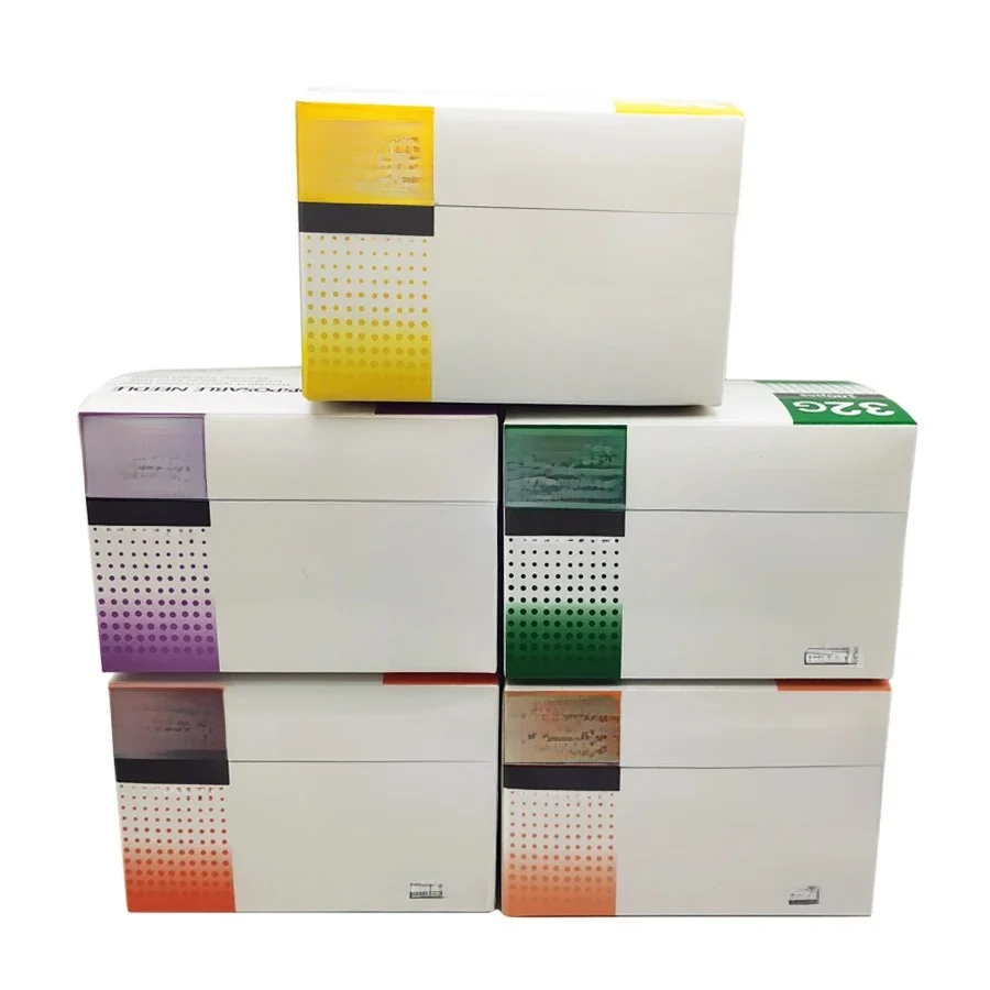 30G-34G painless needle Piercing Transparent Syringe Injection glue Clear Tip Cap Pharmaceutical injection needle