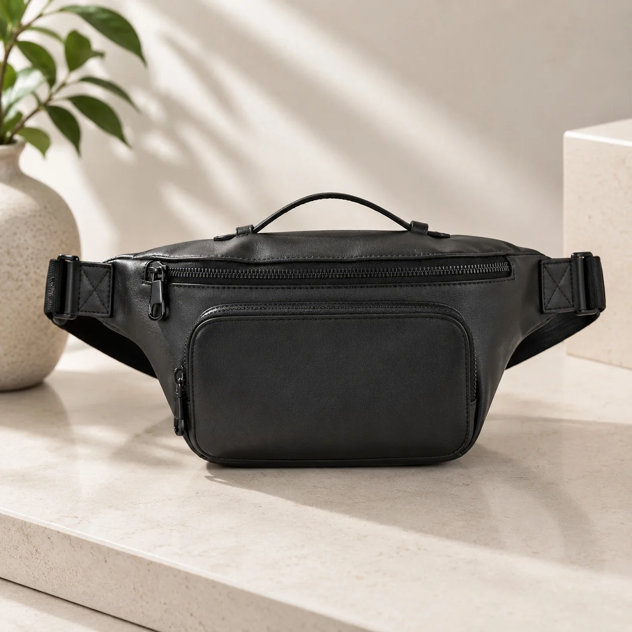 

2026 New Luxury Classic Pattern Grushy Waist Bag 30 × 15 × 8 cm