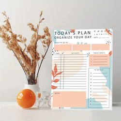 Simple daily planner schedule notepad planning notebook comes with magnetic office supplies school supplies teaching supplies