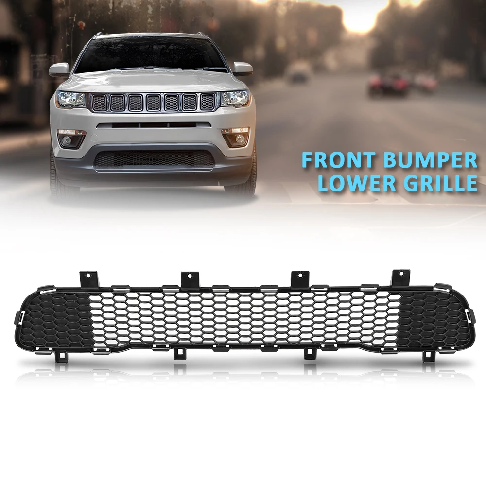 

Нижняя решетка переднего бампера, черная 5Up87Rxfaa, подходит для Jeep Compass 2017-2023 гг.