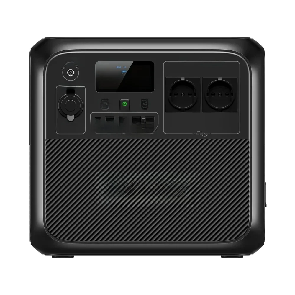 【Enchufe de la UE】BUETTI Central eléctrica portátil AC180 1152Wh LiFePO4 Batería de respaldo 1800W Salida de CA. para acampar, fuera de la red, corte de energía