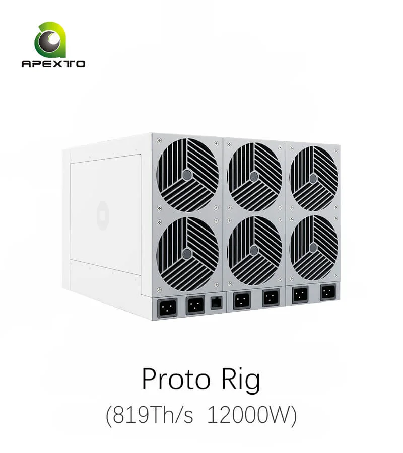 

TOP SELLING Proto Rig 819Th/s 12000W Bitcoin Miner ORIGINAL