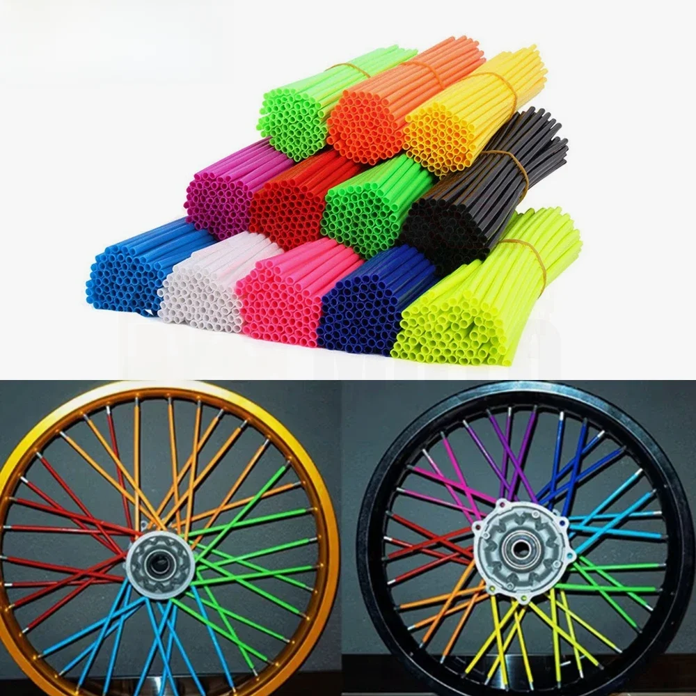 AliExpress Spoke Skins Spoke Covers Trim Wrap Cover Decoration Protector Pipe for Motocross Bicycle Bike 12