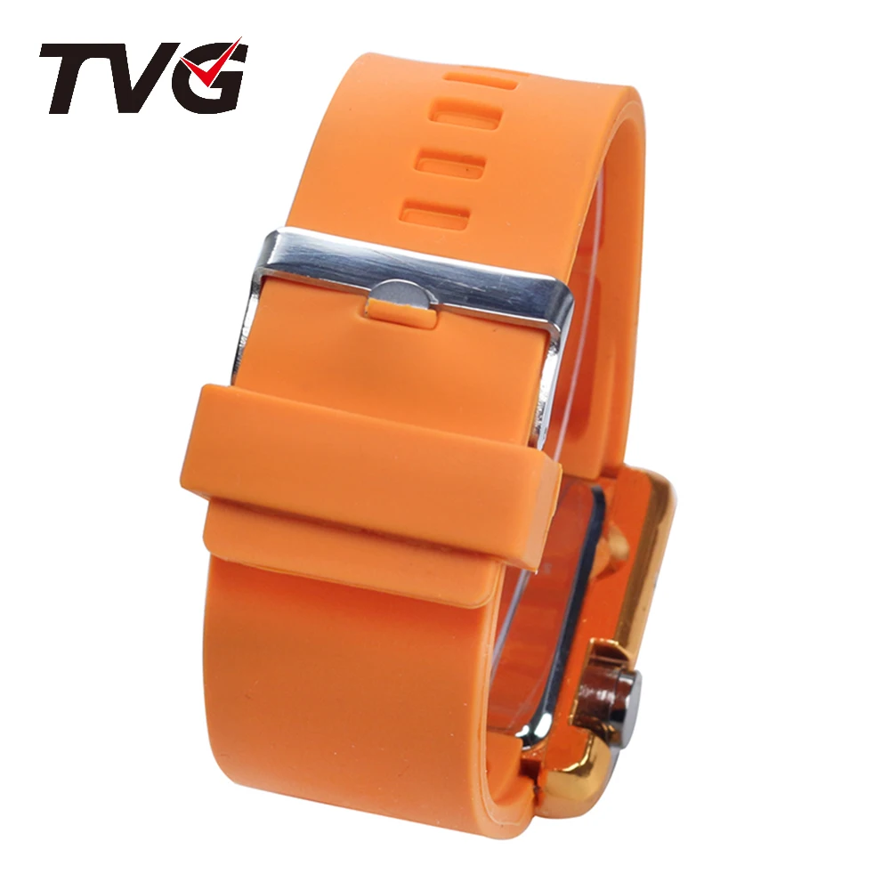 TVG Brand electronic Silicone Strap cartoon-watch LED Display Children Digital Cartoon for kid Waterproof Gift Box Youth Student