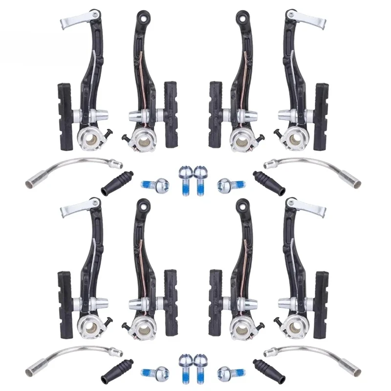 AliExpress 1Pair V Brake Calipers Set Bicycle Linear Pull V Brake Caliper Set Bicycle Brake Pads Shoe for MTB Road BMX Folding Cruiser Bike