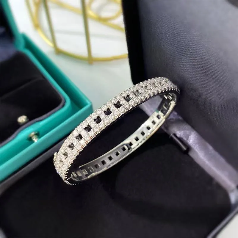 

100% S925 Sliver luxury Bangle for Women 2025