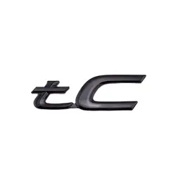 3D plastic TC Black Rear Mount Badge Emblem car sticker for 2011-2016 toyota SCION