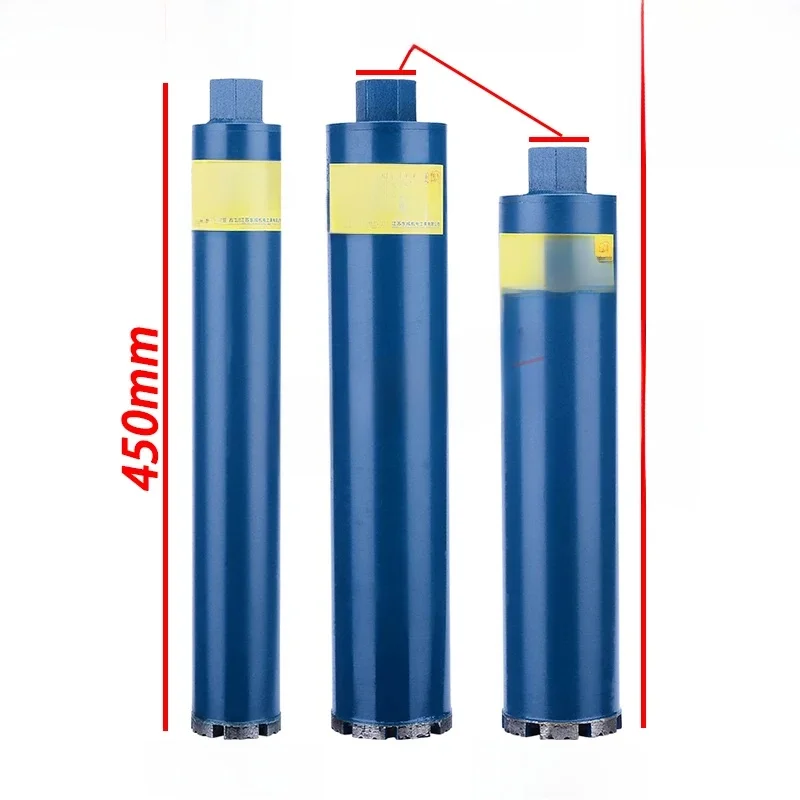 20 25 27 32 36 40 44 51 56 63 71 76 83mm mokry wiertło diamentowe. 370 450mm wiertło z rdzeniem diamentowym stosowania do otwór wiertniczy betonowych. — zdjęcie 2