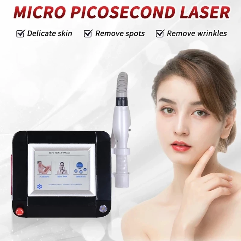 Mesin penghilang tato Laser picodetik profesional terbaru Laser Pico penghilang tato laser nd yag untuk peremajaan kulit