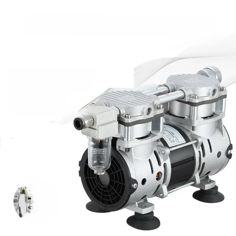 Petite pompe à vide silencieuse sans huile 220V, pompe à vide de laboratoire, pompe à Air à pression négative, usage industriel