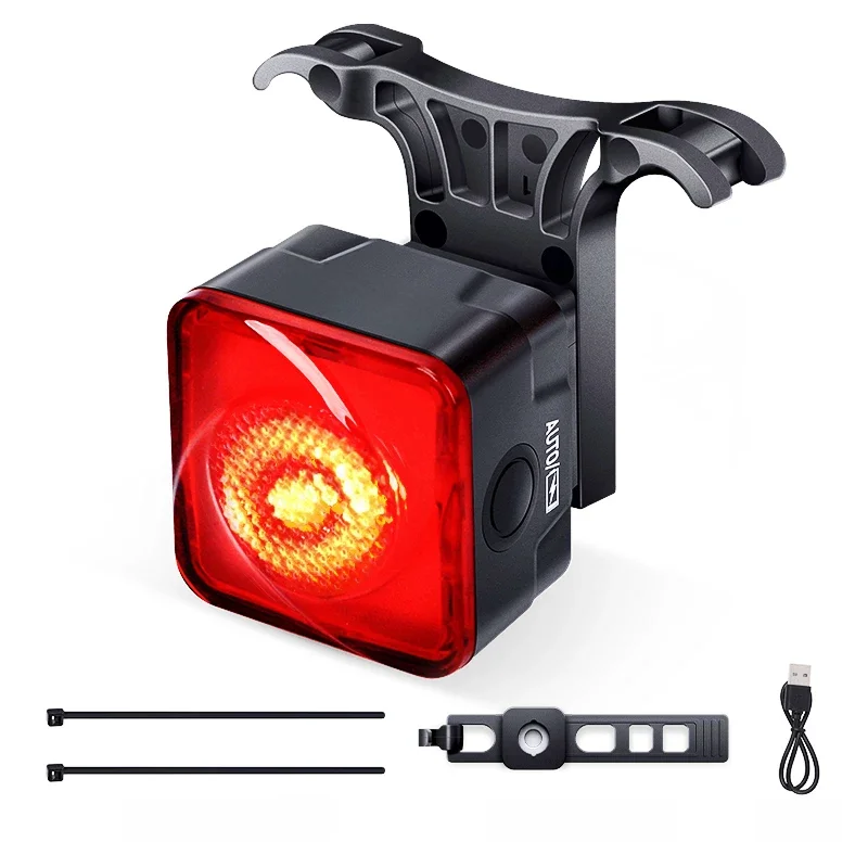 AliExpress CYCLAMI Bike Smart Sensor Brake Tail Lights MTB Taillight Rechargeable Rear Light Bicycle Bike Light