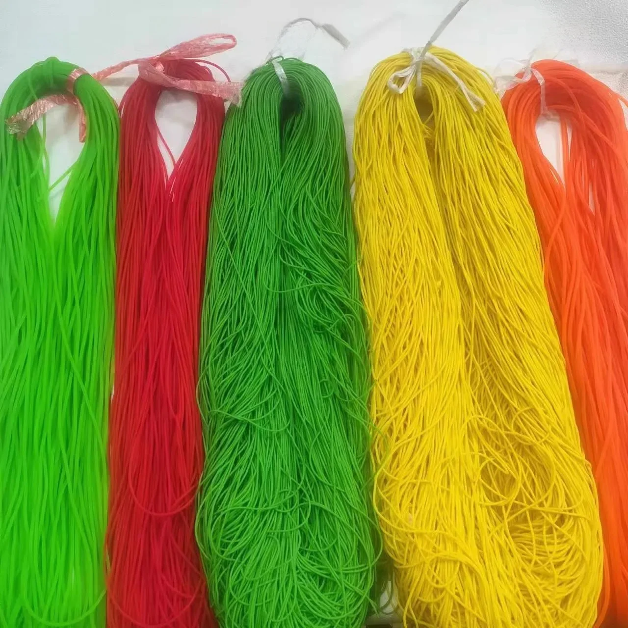 1,2 mm 1,4 1,6 2,0 2,2 2,4 2,5 mm rubber massief elastische rubberen lijn 500g rubberen lijn voor het vissen traditioneel niveau rond - afbeelding 2