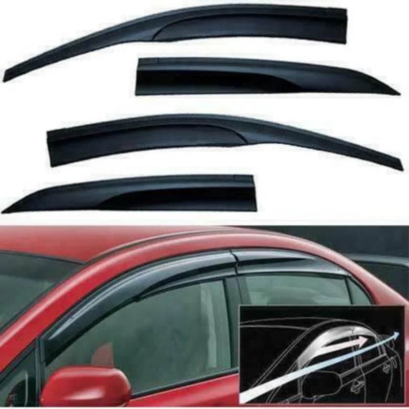 Car window accessories for Toyota Prıus 2007-2011 Sport Style window deflector rain cover visor awnings Exterior Accessory