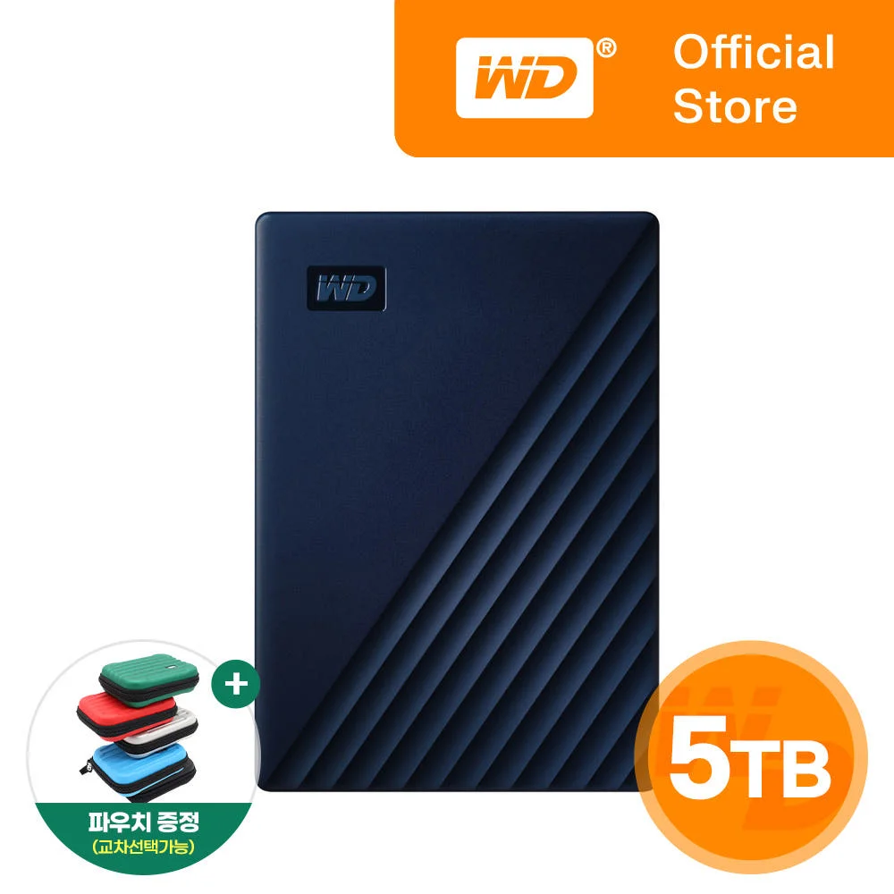 [WD Korea General version] WD New My Passport for MAC 5TB External Hard C Type domestic genuine AS 3 years (domestic same day sent)