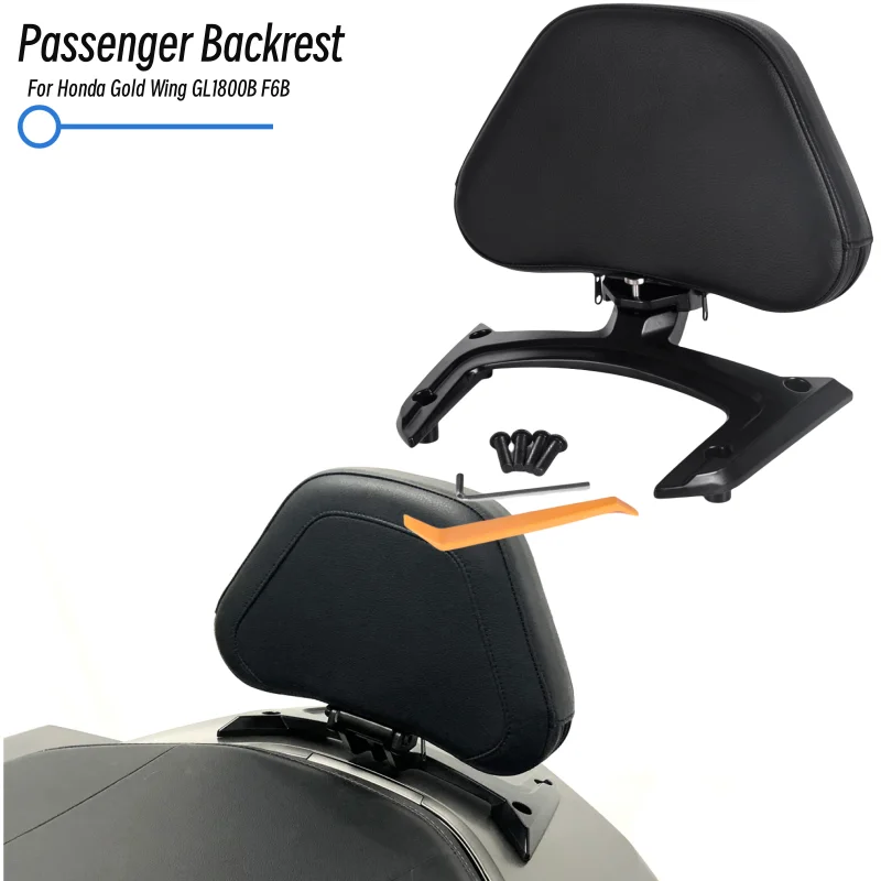 Panical Motorcycle Passenger Backrest Sissy Bar For Honda Gold Wing F6B GL1800B Deluxe 2023 2022 2021 2020 2019 2018