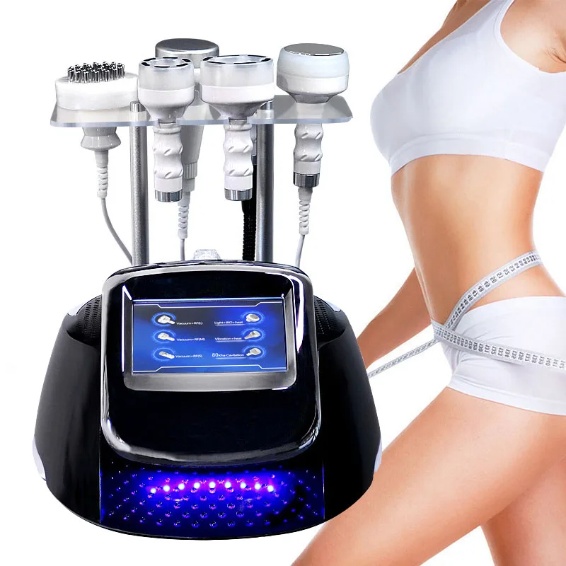 

Portable 5 in1 40K Ultrasound Cavitation Machine Anti-Cellulite Body Shaping Vibrator Vacuum Massager For Spa Salon Device