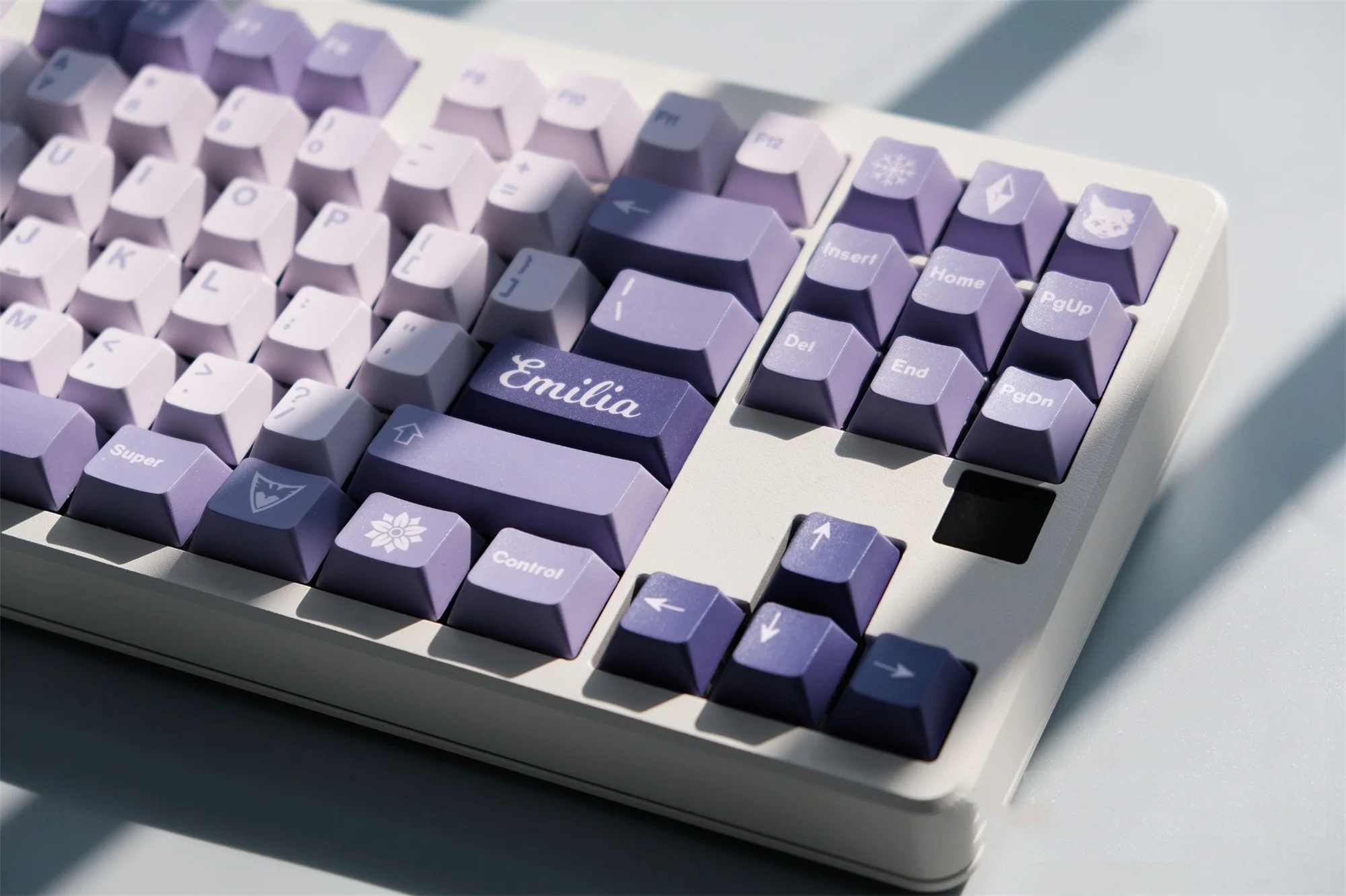 GMK-teclas de bruja de hielo, 129 teclas, perfil de cereza, DYE-SUB, personalizadas, para teclado mecánico