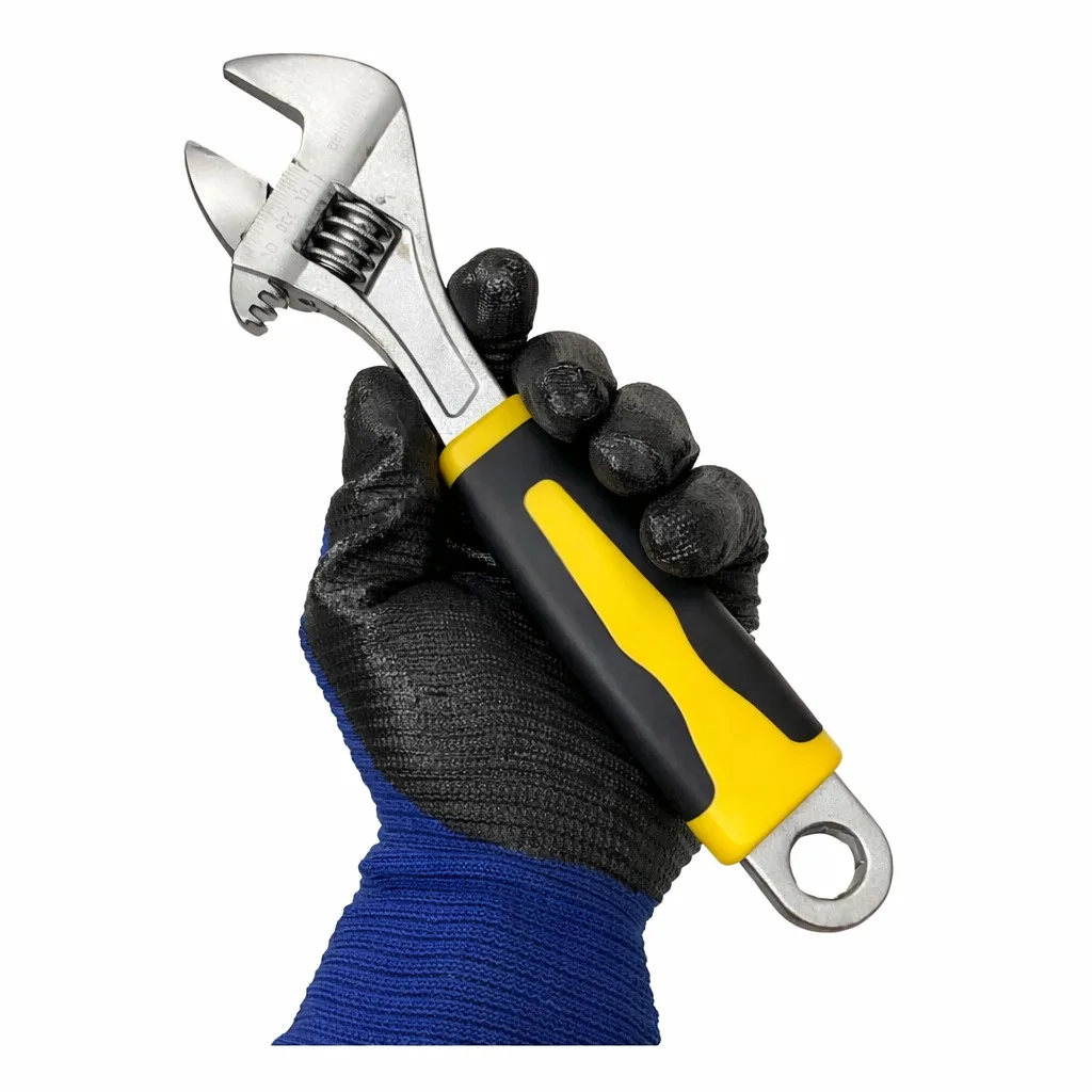 10 Inch Adjustable Wrench 3000mm Professional Crv rubberized cable