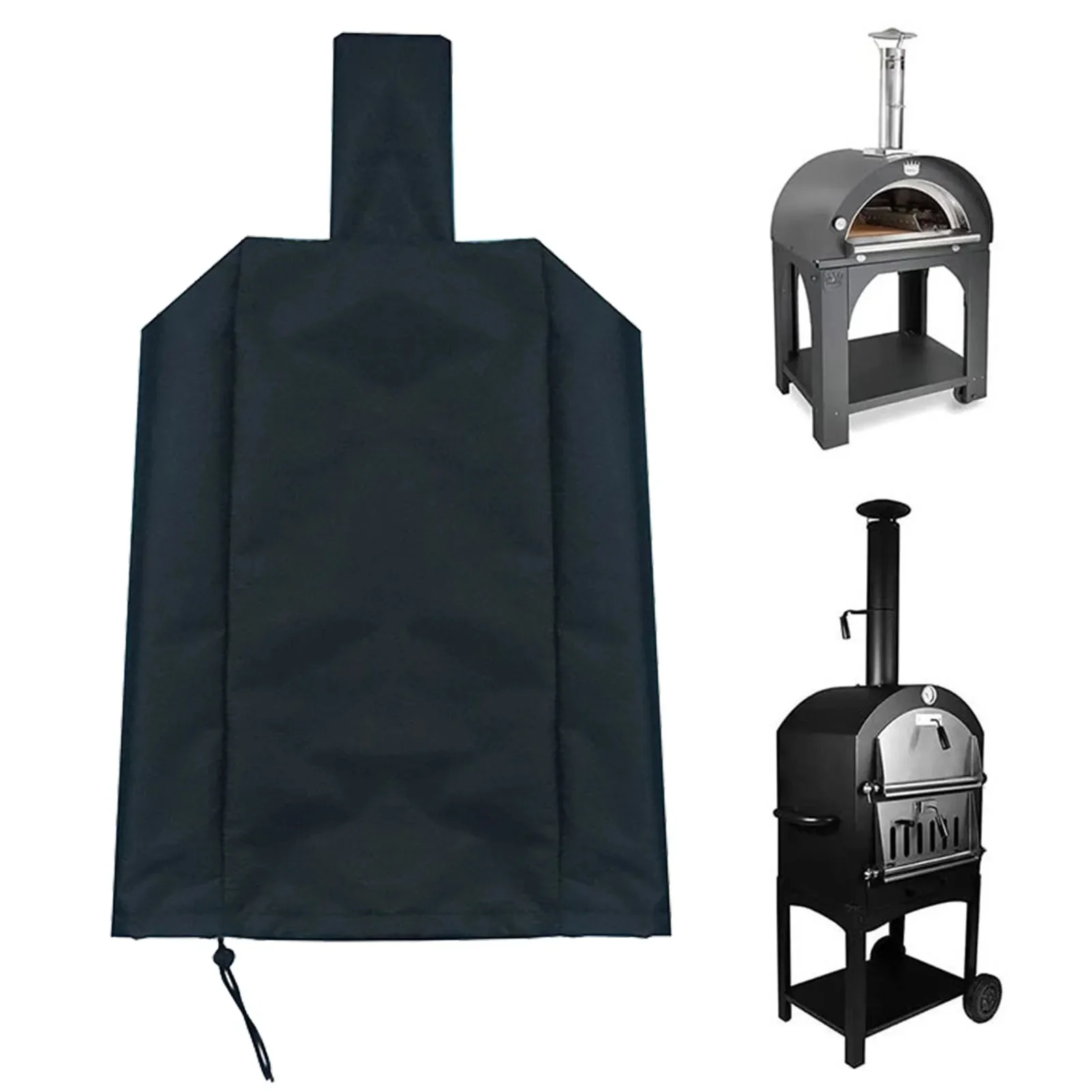 Couverture de barbecue imperméable pour four à Pizza, Protection de cuisson du bois, poussière, pluie, jardin extérieur, Patio, accessoires pour barbecue