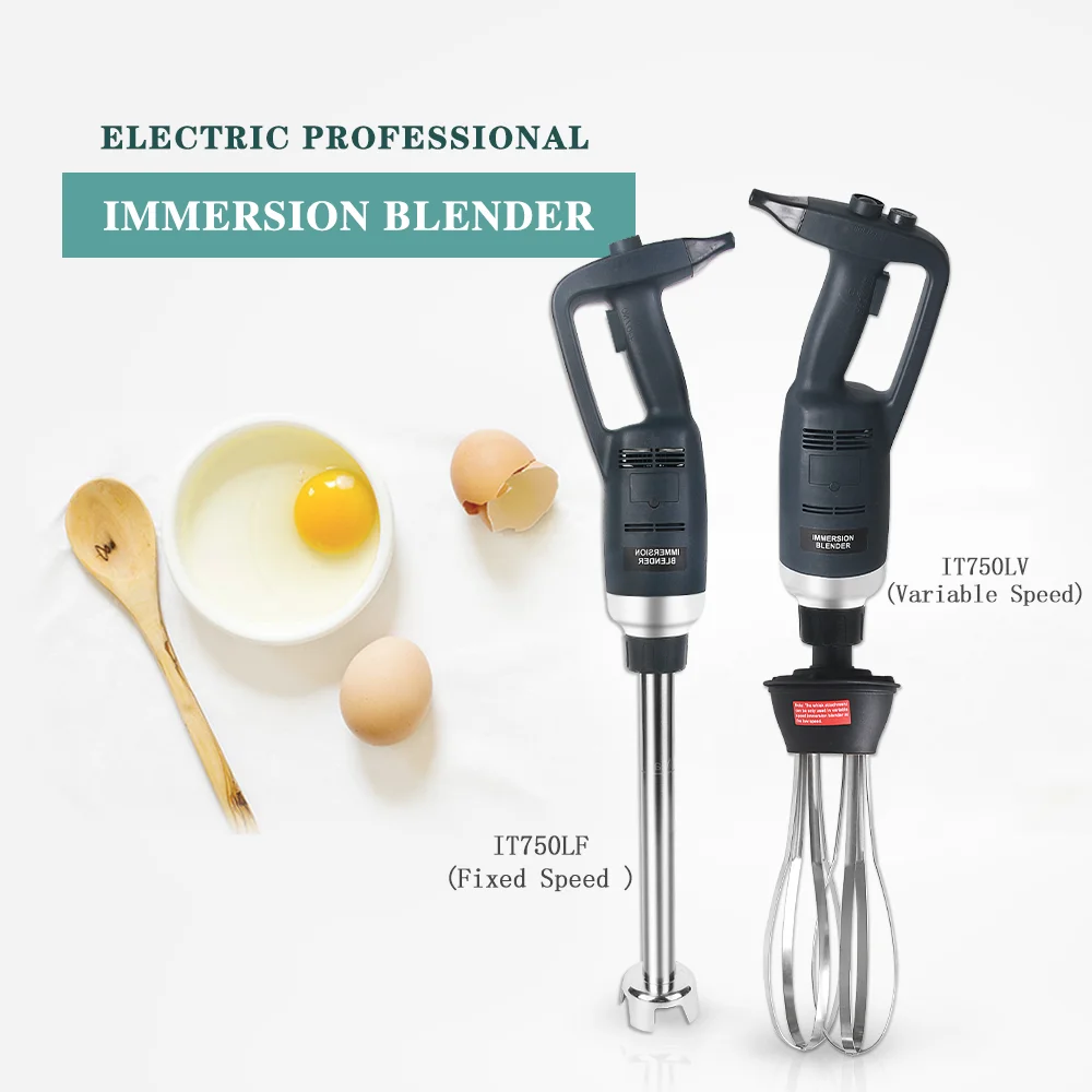 

ITOP 750W High Speed Immersion Food Mixer Commercial High Power Handheld Blender Food Mixer Kitchen Professional Food Processors