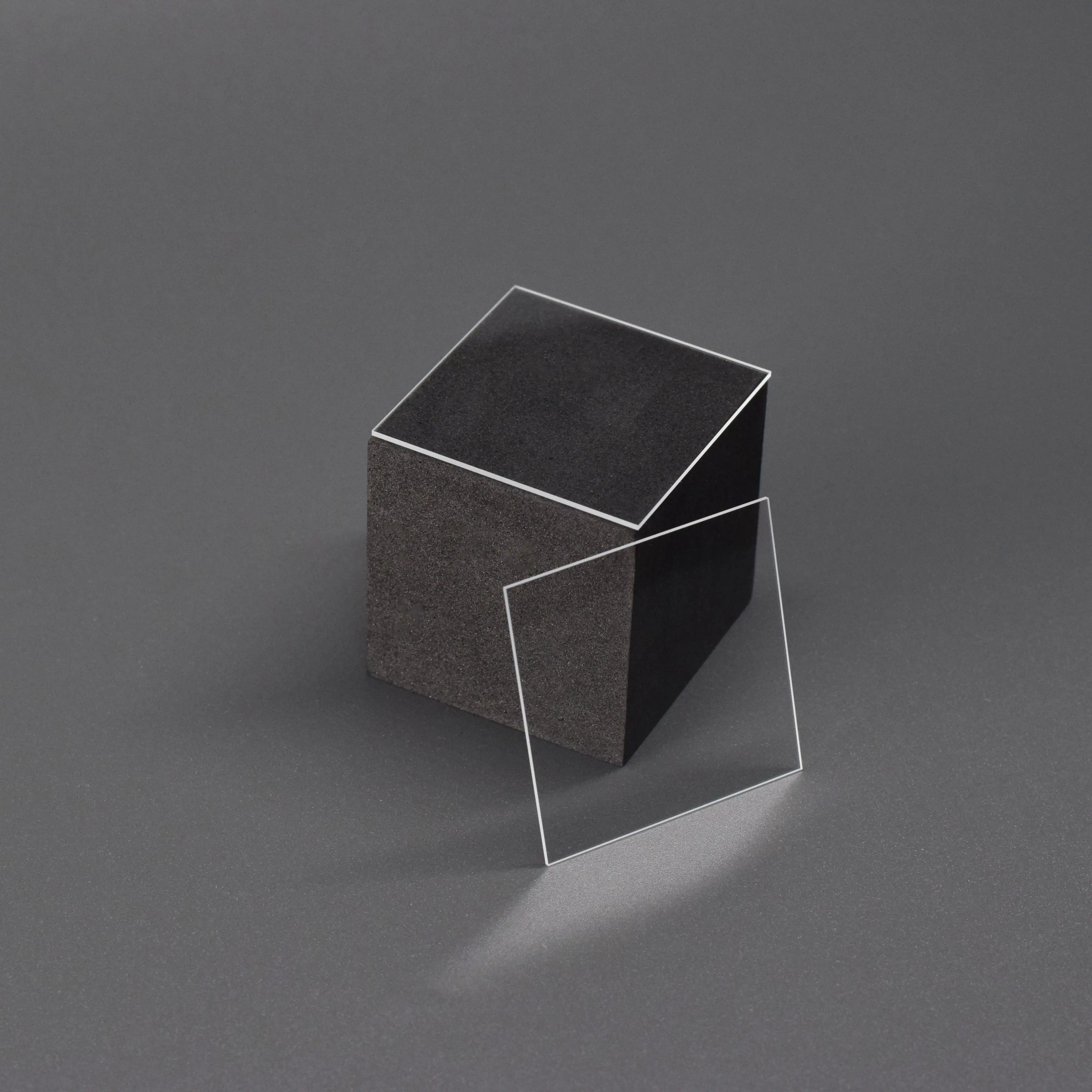 100x100 مللي متر زجاج طلاء مضاد للانعكاس 98% نفاذية الضوء العالية المضادة للانعكاس AR الزجاج #4