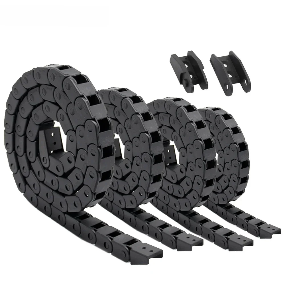 Przeciągnij kabel 7x7 10x10 10x15 L1000mm łańcuchowy uchwyt na drut z złączami końcowymi do drukarki 3D CNC grawerowanie Voron DIY — zdjęcie produktu 7