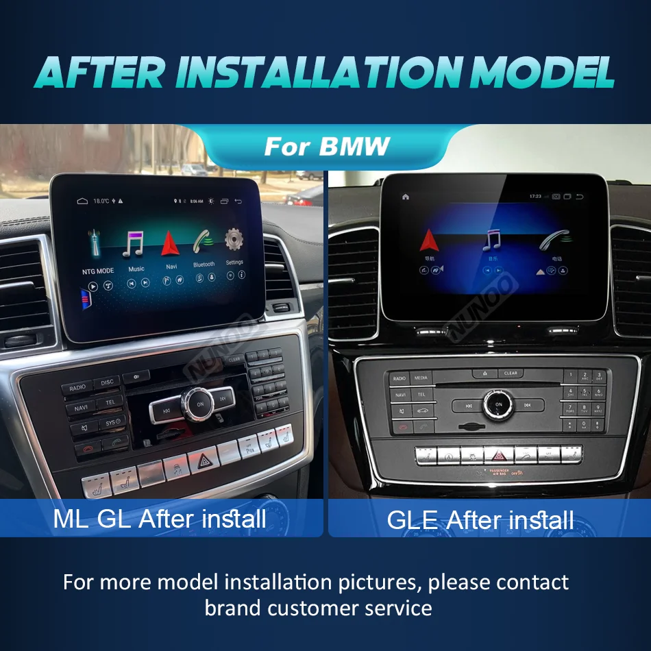 Android 14 Wireless CarPlay Screen For Mercedes Benz ML GL GLE Class W166 X166 GPS Android Auto Car Multimedia Player Radio Navi