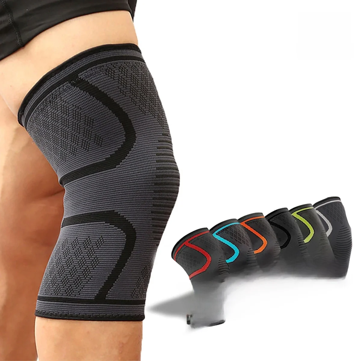 AliExpress Ollas 1PCS Elastic Sports Leg Knee Support Brace Wrap Protector Leg Compression Safety Pad Hiking Cycling